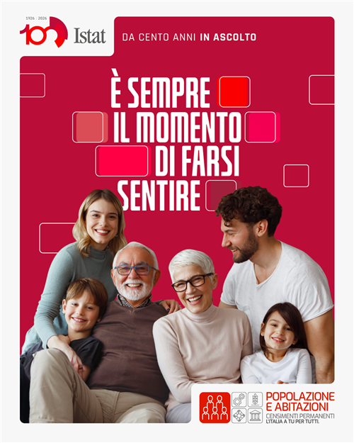 Censimento permanente della Popolazione e delle abitazioni - Dal 5 ottobre 2026