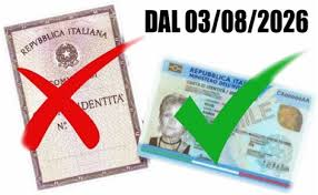 Cessazione validità carta di identità cartacea 03/08/2026