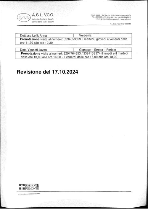 Vademecum applicazione accordo medici di famiglia